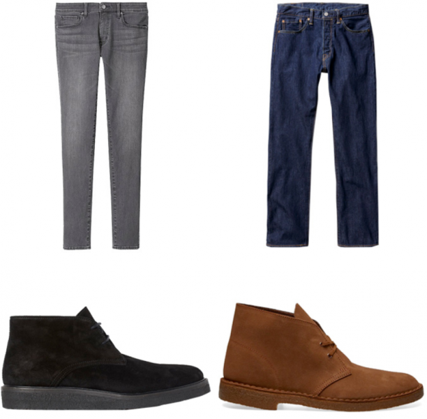 Chukka Boots with Jeans