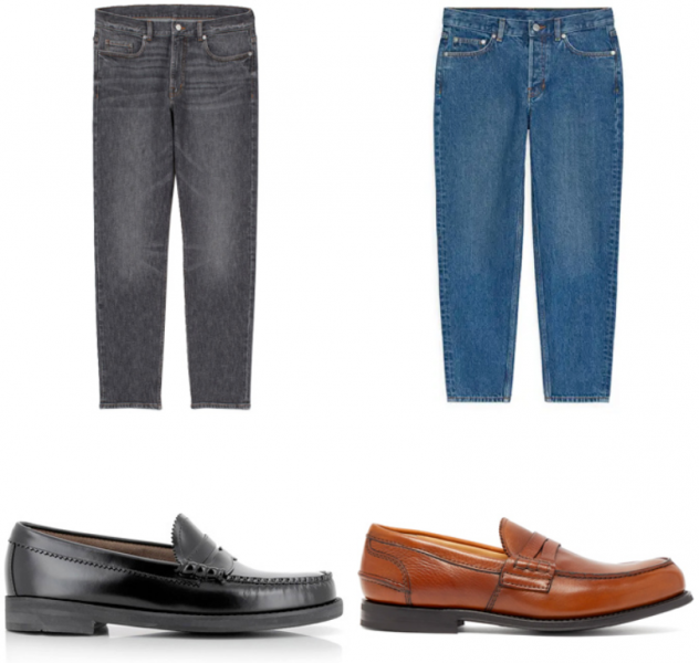 Loafers with Jeans